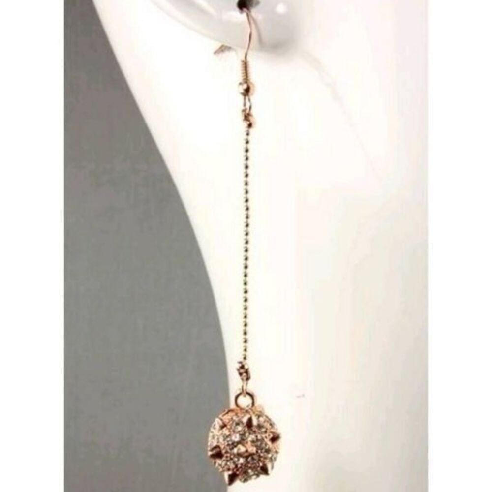 Spiked ball earrings